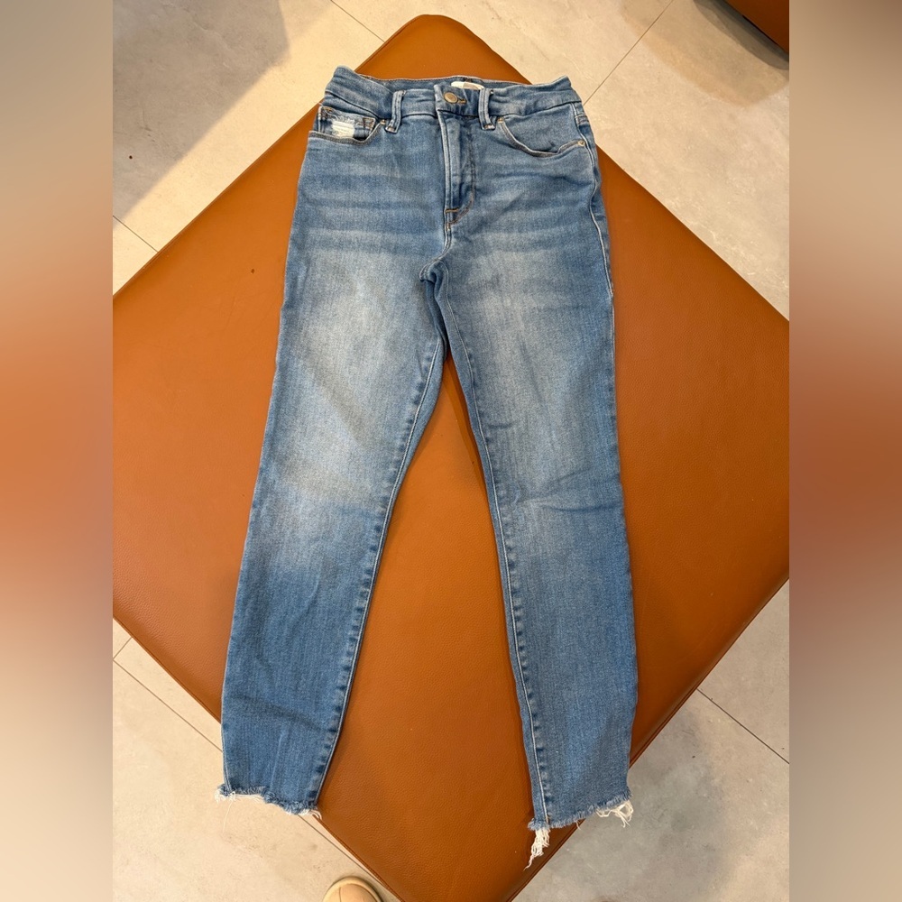 Good American Light Blue Skinny Jeans
